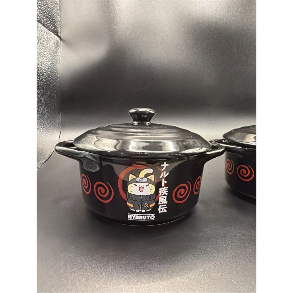 2 UNIQUE NYARUTO BOWL WITH LID | NARUTO SHIPPUDEN | MAD ENGINE